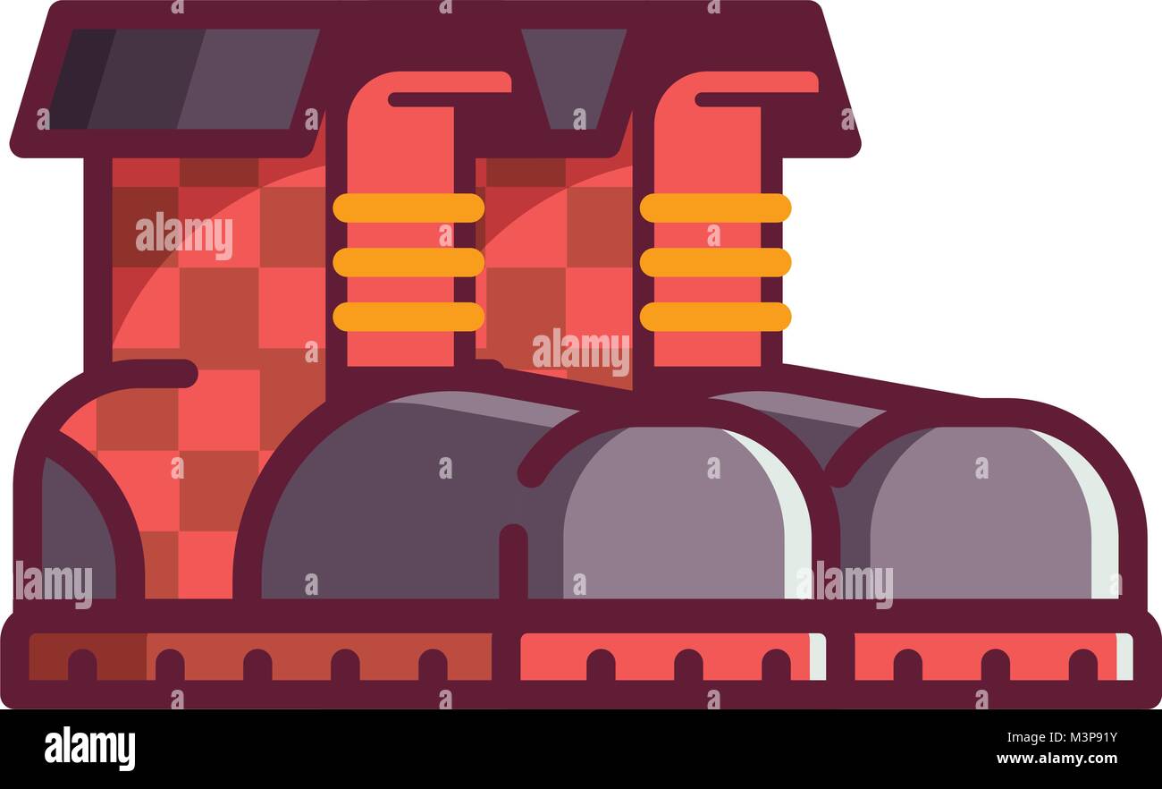 Red Boots Icons Stock Vector Image & Art - Alamy