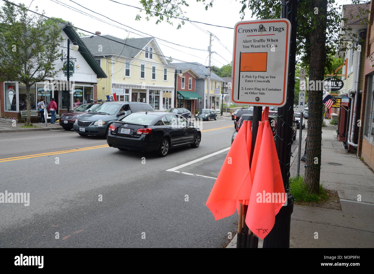 Main Street America Usa New England High Resolution Stock Photography