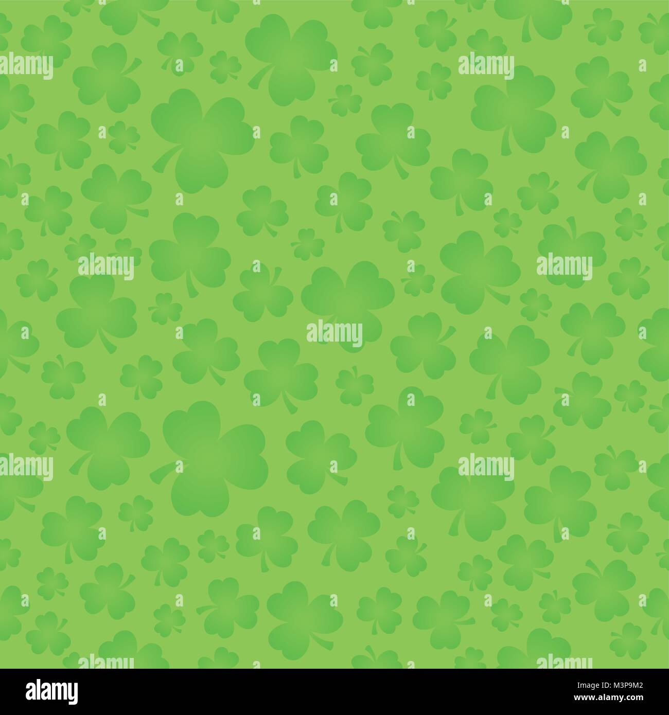 Three leaf clover seamless background 5 - eps10 vector illustration ...