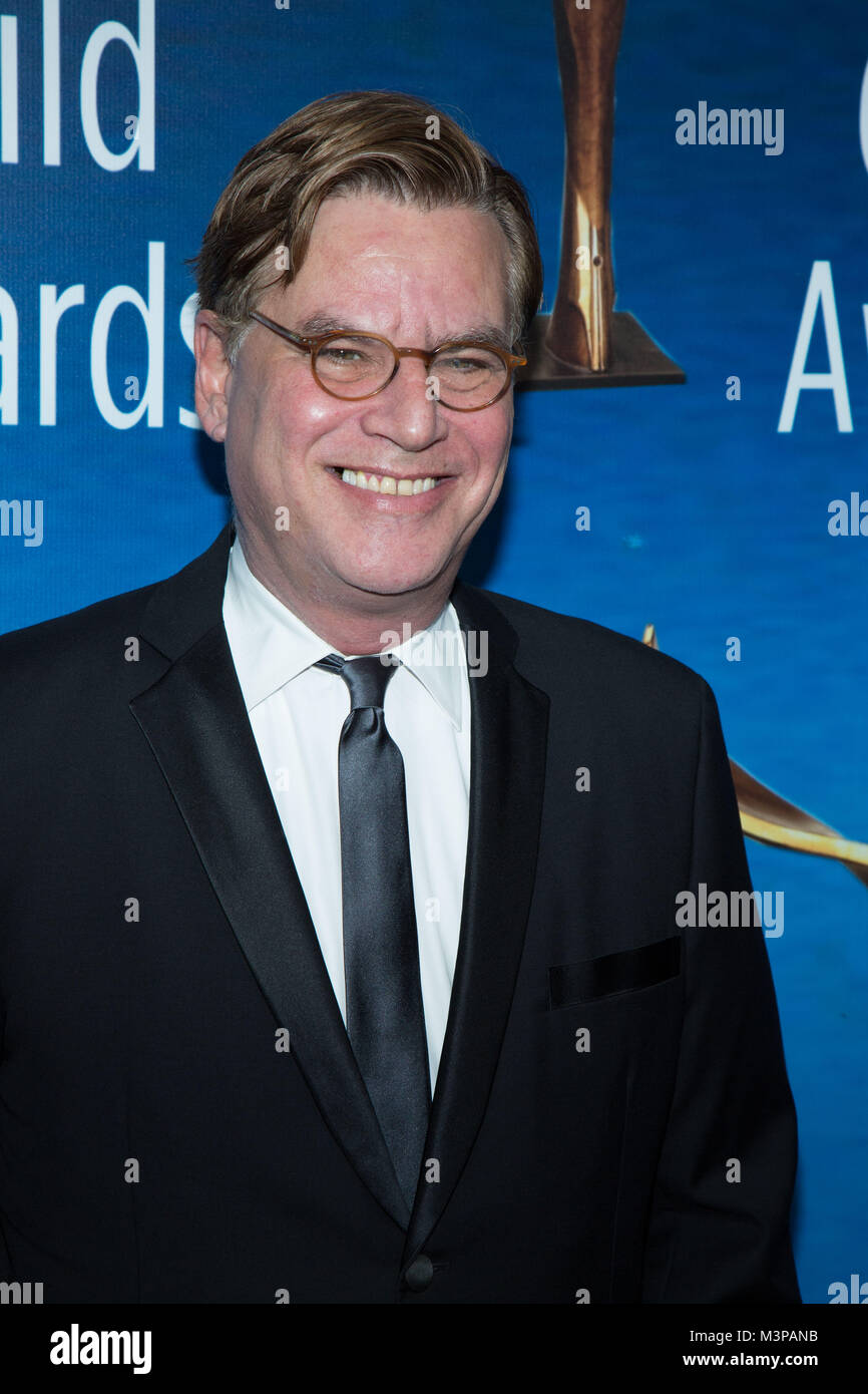 Beverly Hills, USA. 11th Feb, 2018. Aaron Sorkin attends the 2018 Writers Guild Awards L.A. Ceremony at The Beverly Hilton Hotel on February 11, 2018 in Beverly Hills, California. Credit: The Photo Access/Alamy Live News Stock Photo