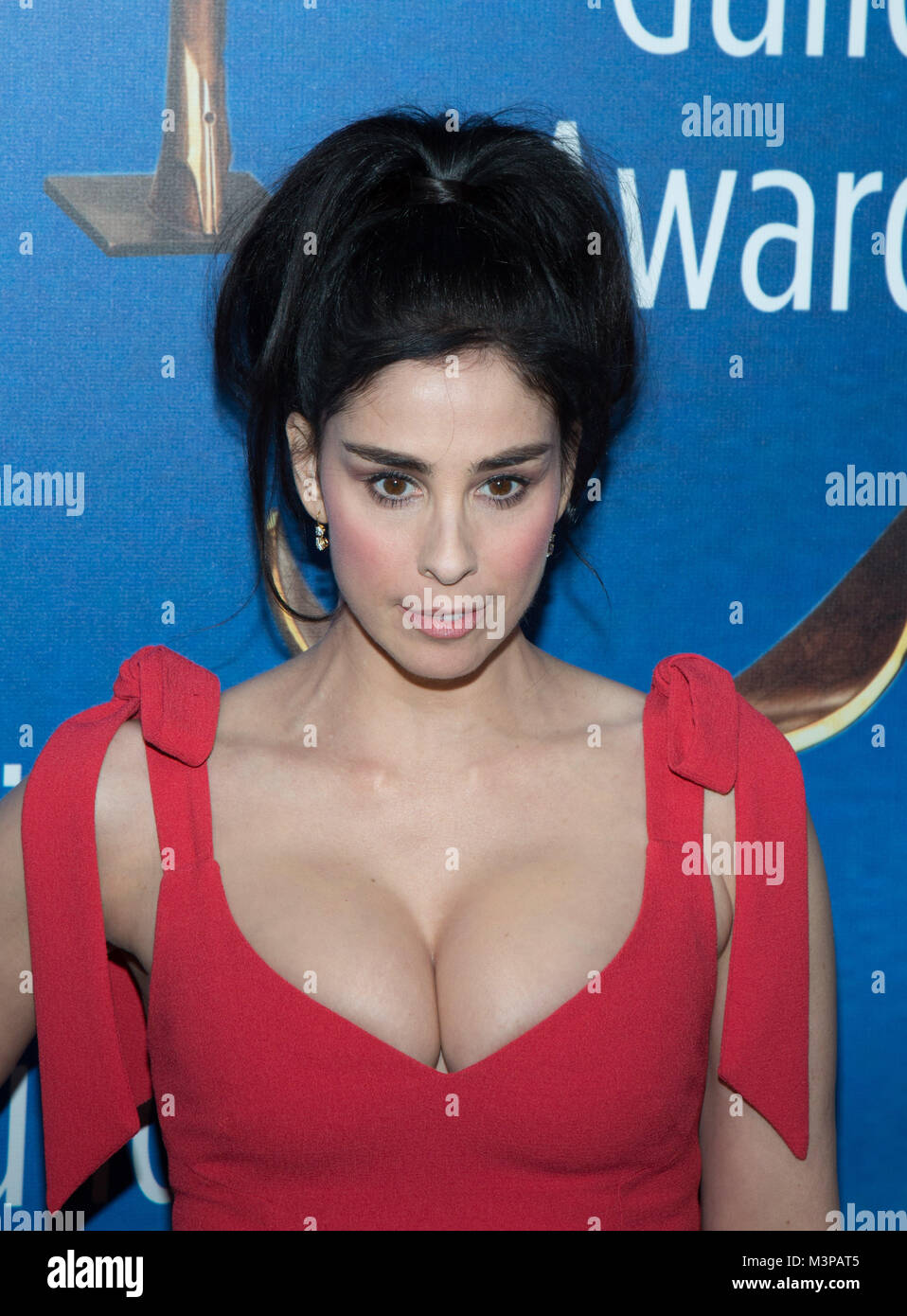 Beverly Hills, USA. 11th Feb, 2018. Sarah Silverman attends the 2018 Writers Guild Awards L.A. Ceremony at The Beverly Hilton Hotel on February 11, 2018 in Beverly Hills, California. Credit: The Photo Access/Alamy Live News Stock Photo