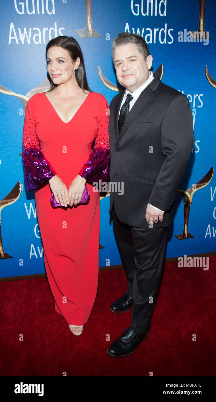 Beverly Hills Usa Th Feb Meredith Salenger And Patton Oswalt Attend The Writers