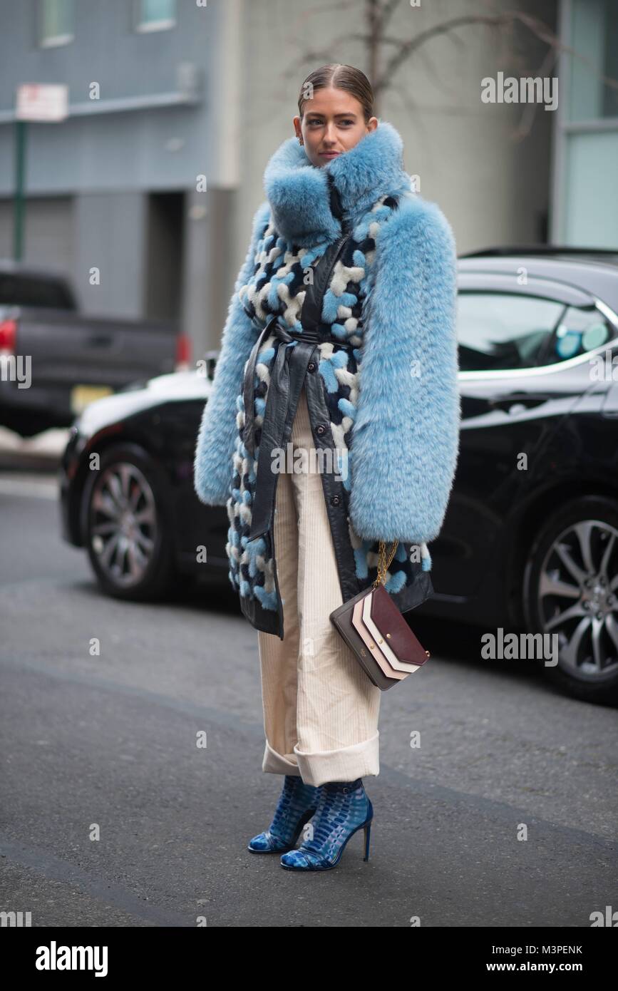 Stylist Emili Sindlev arriving for a runway show during New York Fashion  Week - Feb 10, 2018 - Photo: Runway Manhattan/Michelle Sangster ***For  Editorial Use Only*** | Verwendung weltweit Stock Photo - Alamy