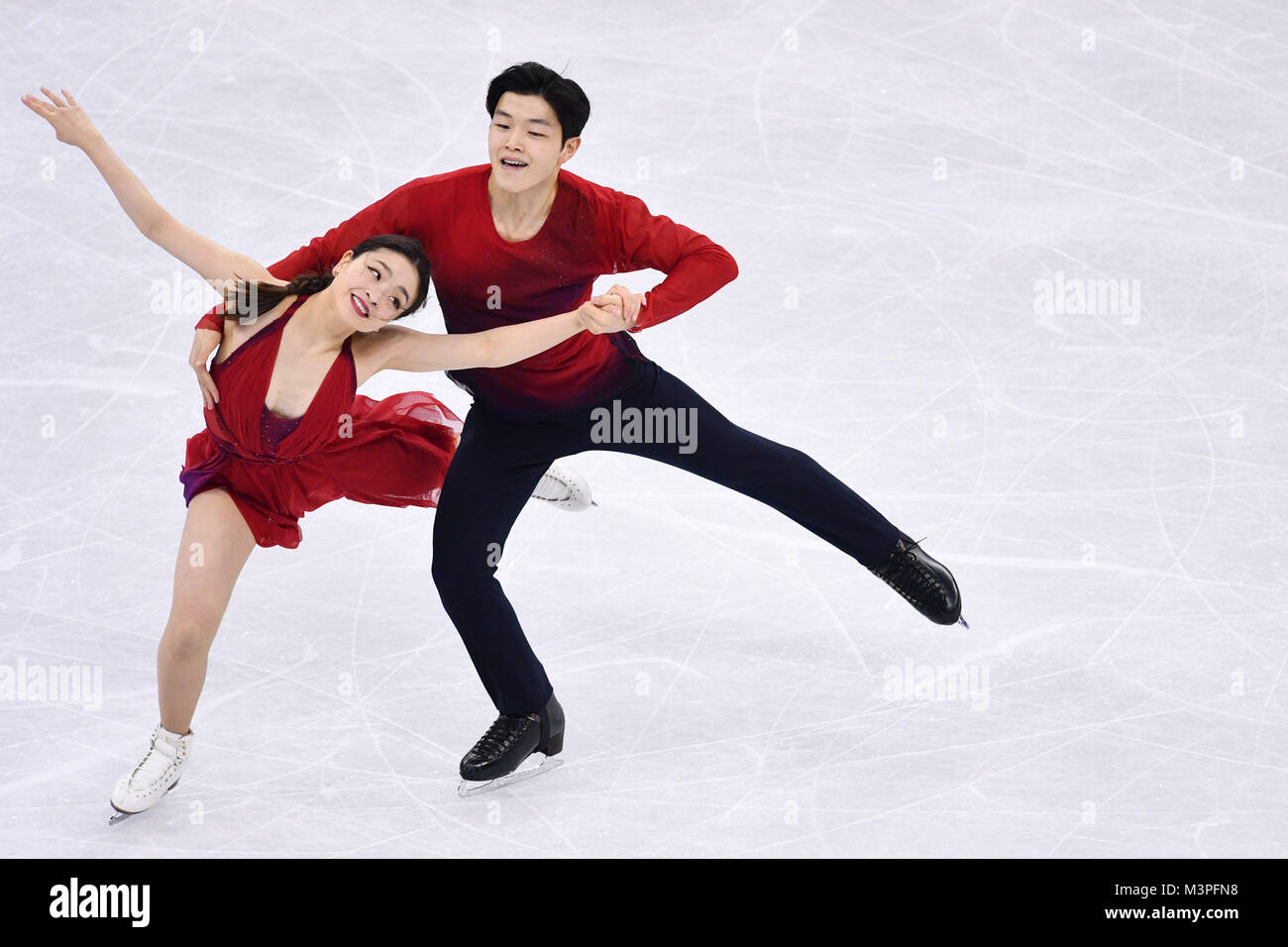 Gangneung, South Korea. 12th Feb, 2018. Maia Shibutani & Alex Shibutani