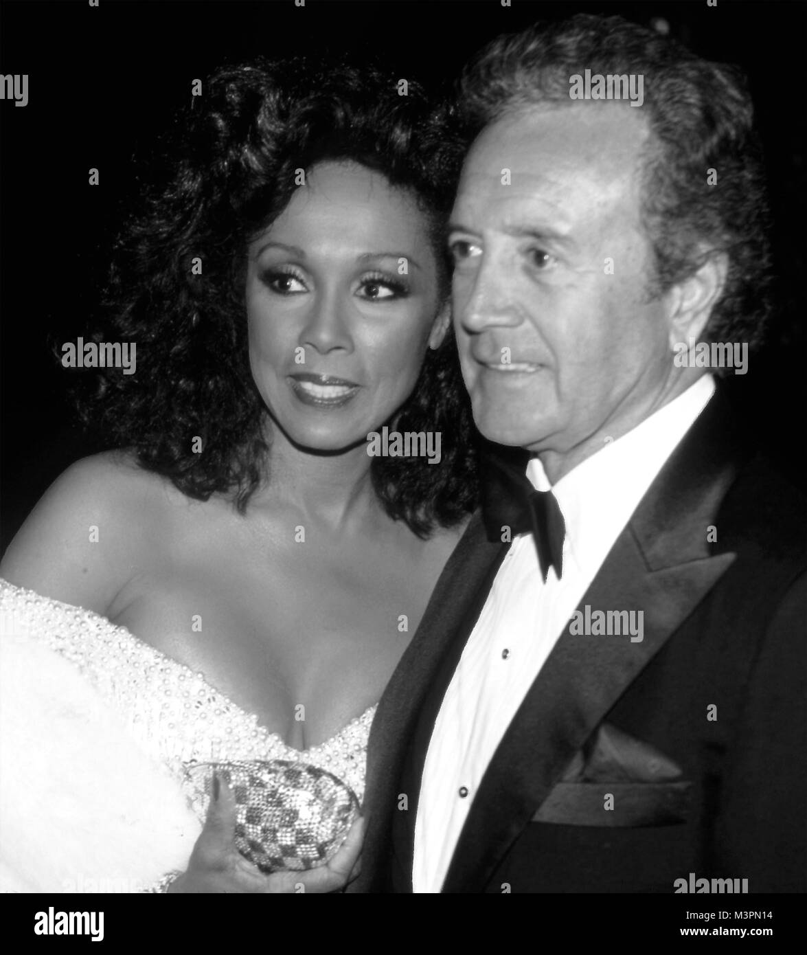 Diahann Carroll and Vic Damone attend 38th Annual Primetime Emmy Awards on September 21, 1986 at the Pasadena Civic Auditorium in Pasadena, California. Credit: Walter McBride/MediaPunch Stock Photo