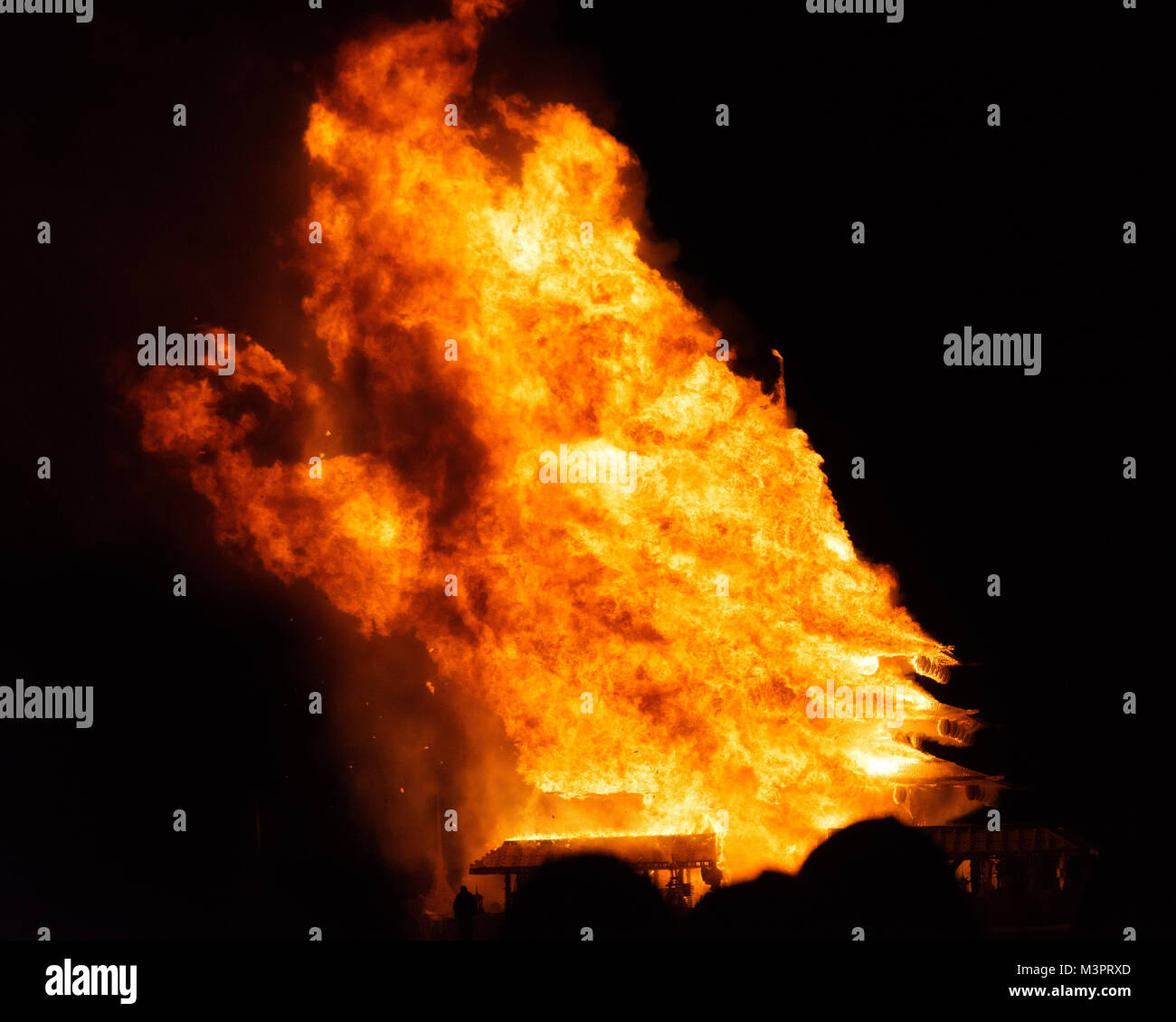 Black Rock Desert, USA - 2nd of September 2016: Burning Man taken in 2015 Stock Photo