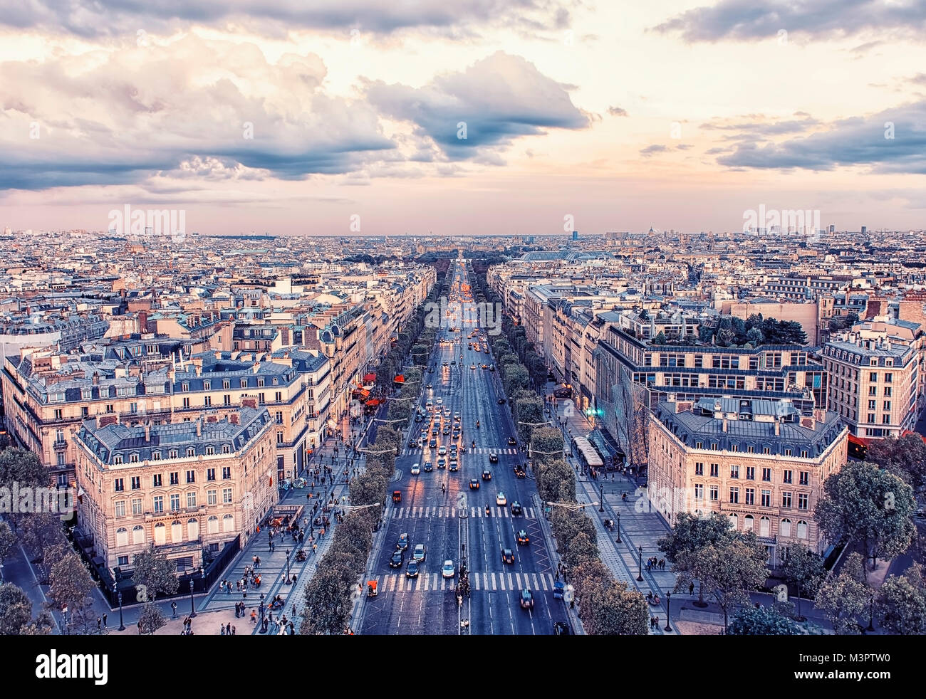 ChampsElysee avenue in Paris Stock Photo Alamy