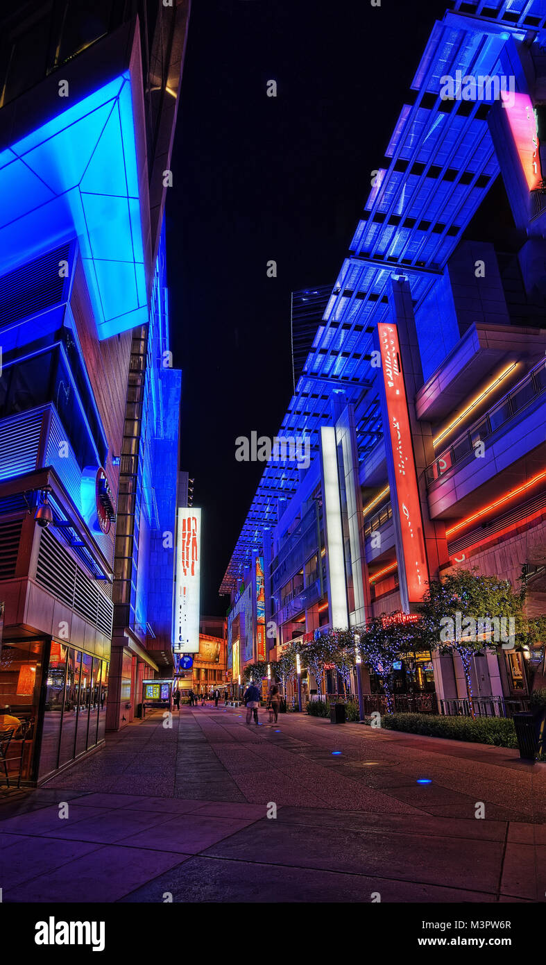 Los Angeles, USA - 20th of January 2013: Microsoft Square taken in 2015 Stock Photo