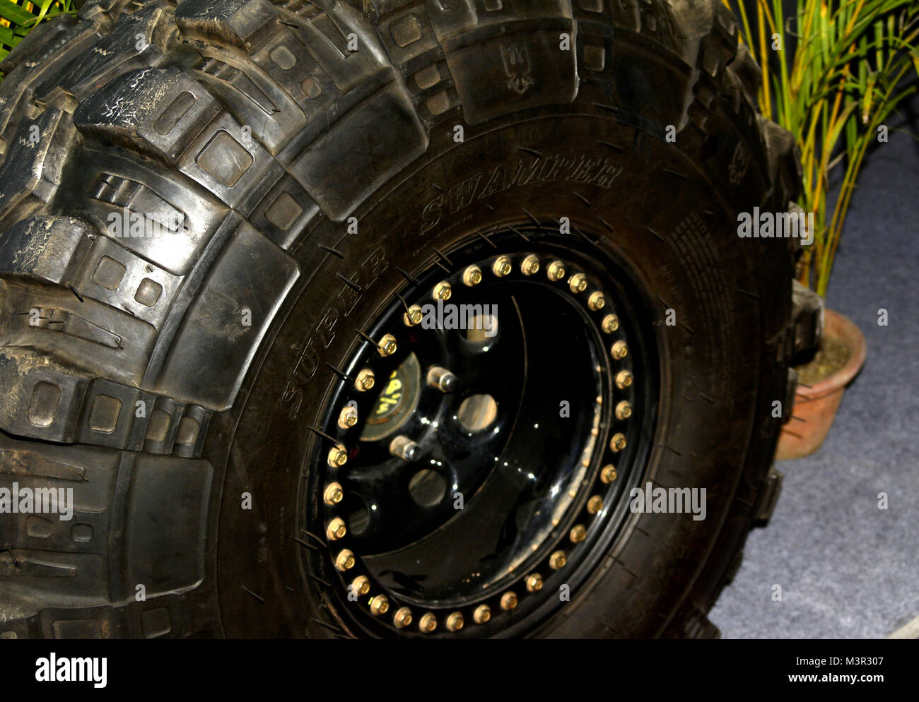Big Tire Stock Photo