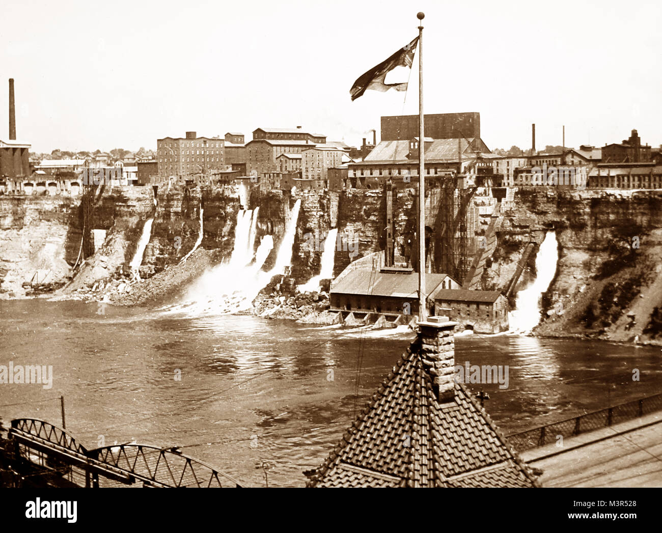 Niagara Falls, Victorian period Stock Photo