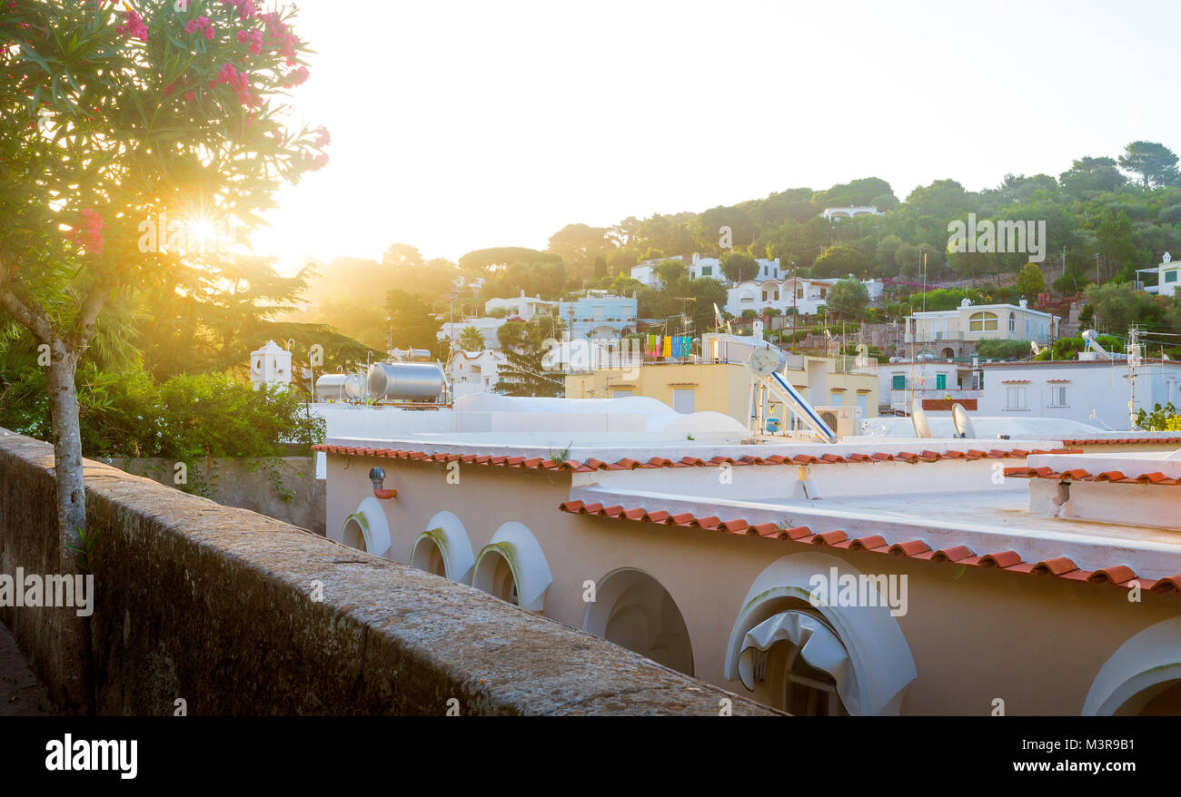Real estates on Capri island, Italy Stock Photo Alamy