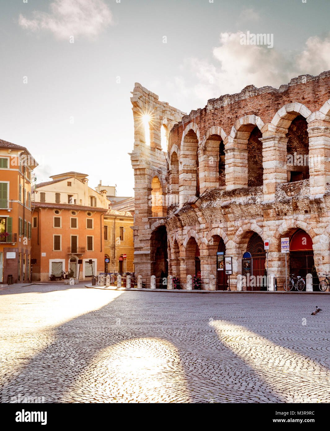 Colliseum in Verona city, Italy Stock Photo