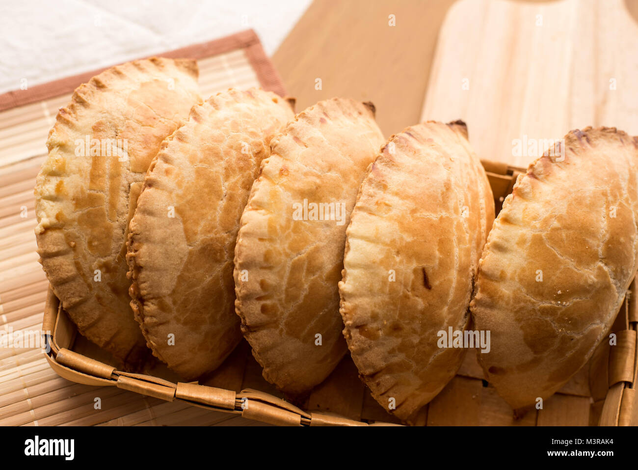 empanadas stuffed bread pastry baked very popular in South America