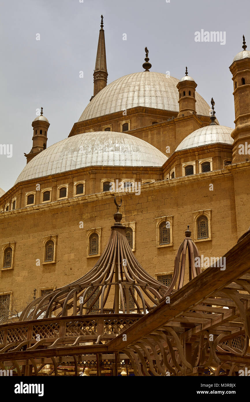 A day on the streets and religious sites of Cairo Stock Photo