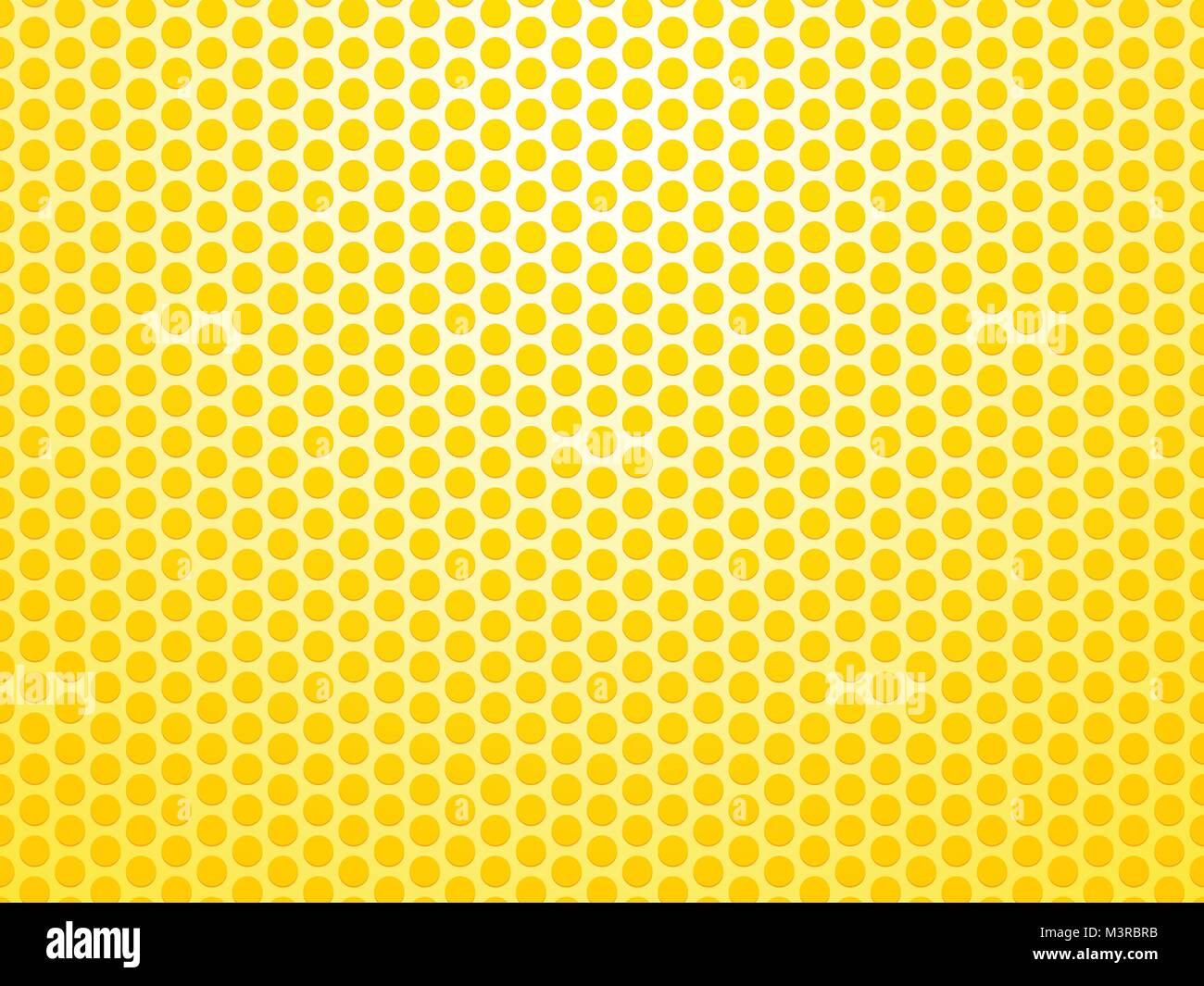 tile vector pattern, yellow background with polka dots Stock Vector ...