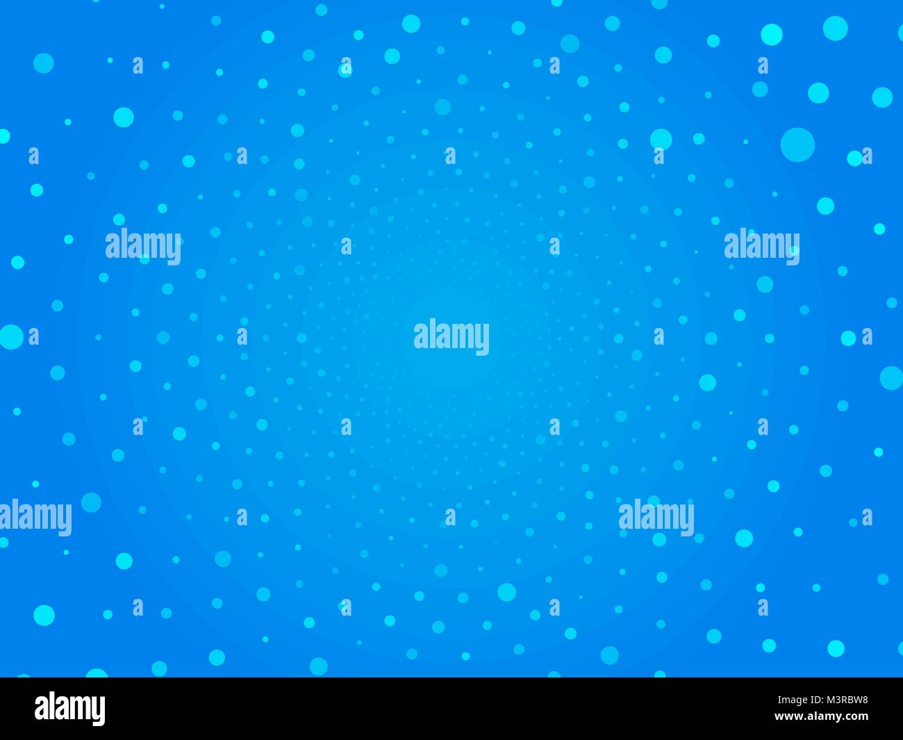 abstract blue circle dots background Stock Vector Image & Art - Alamy