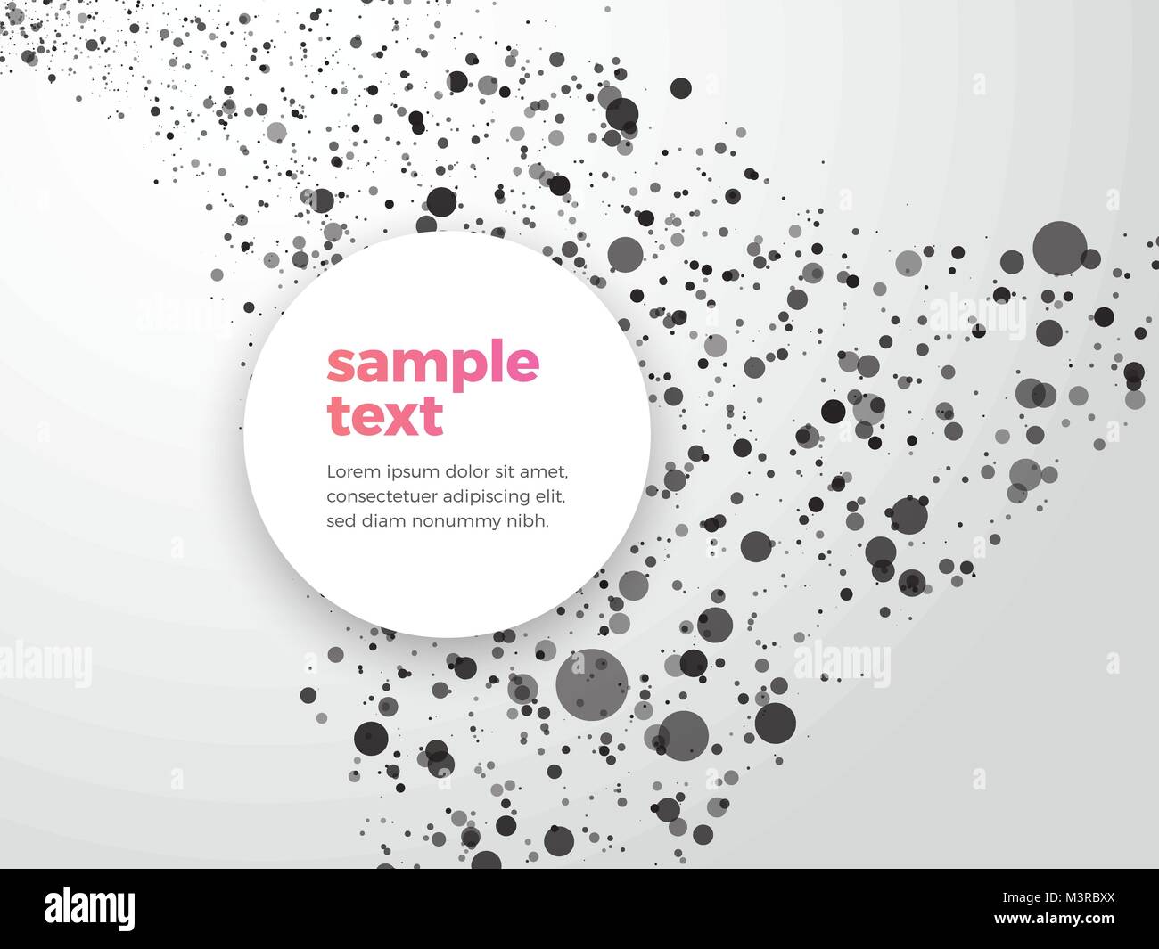 Sample text on gradient Stock Vector Images - Alamy