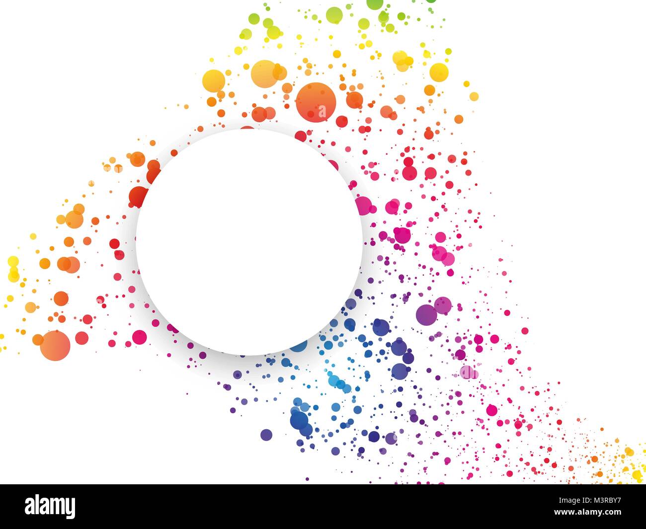 abstract rainbow dotted background with color spectrum Stock Vector ...