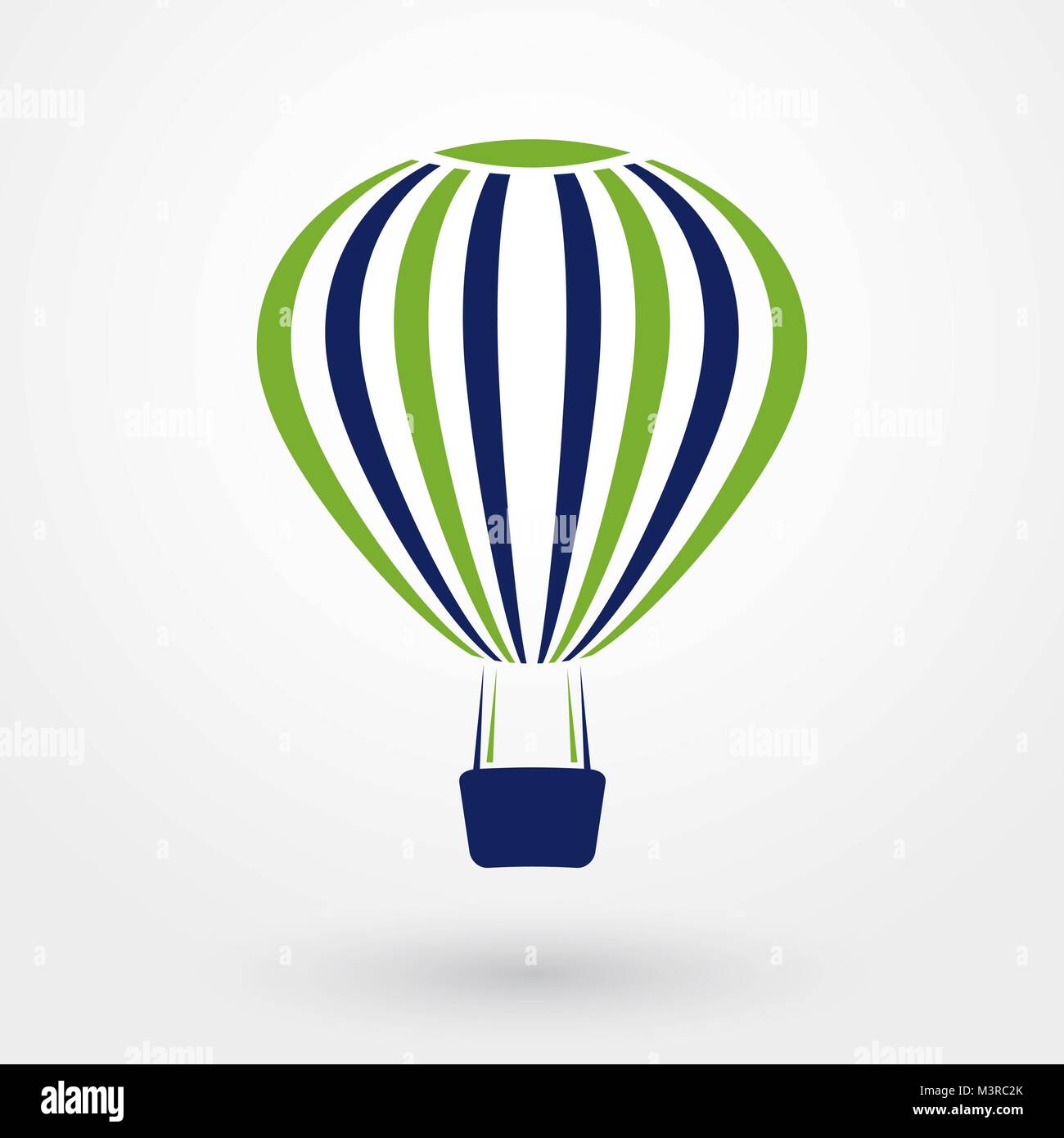 Set hot air balloon Stock Vector Images - Alamy
