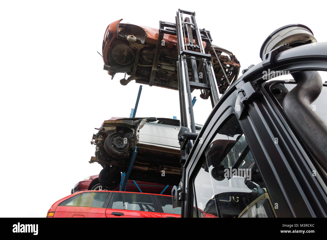 Junkyard Car Lift High Resolution Stock Photography and Images - Alamy