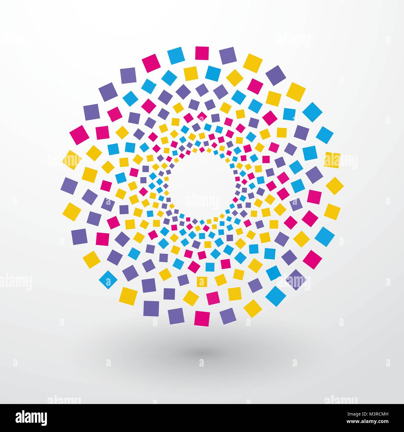 circles of colored squares Stock Vector Image & Art Alamy