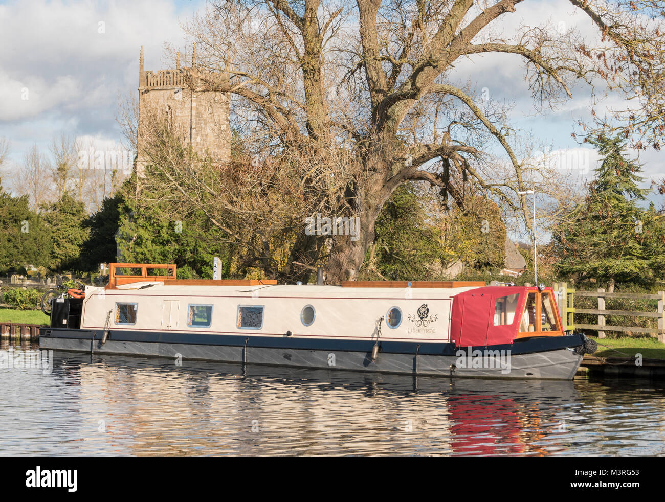 The village of Frampton on Severn in Gloucestershire, England Stock
