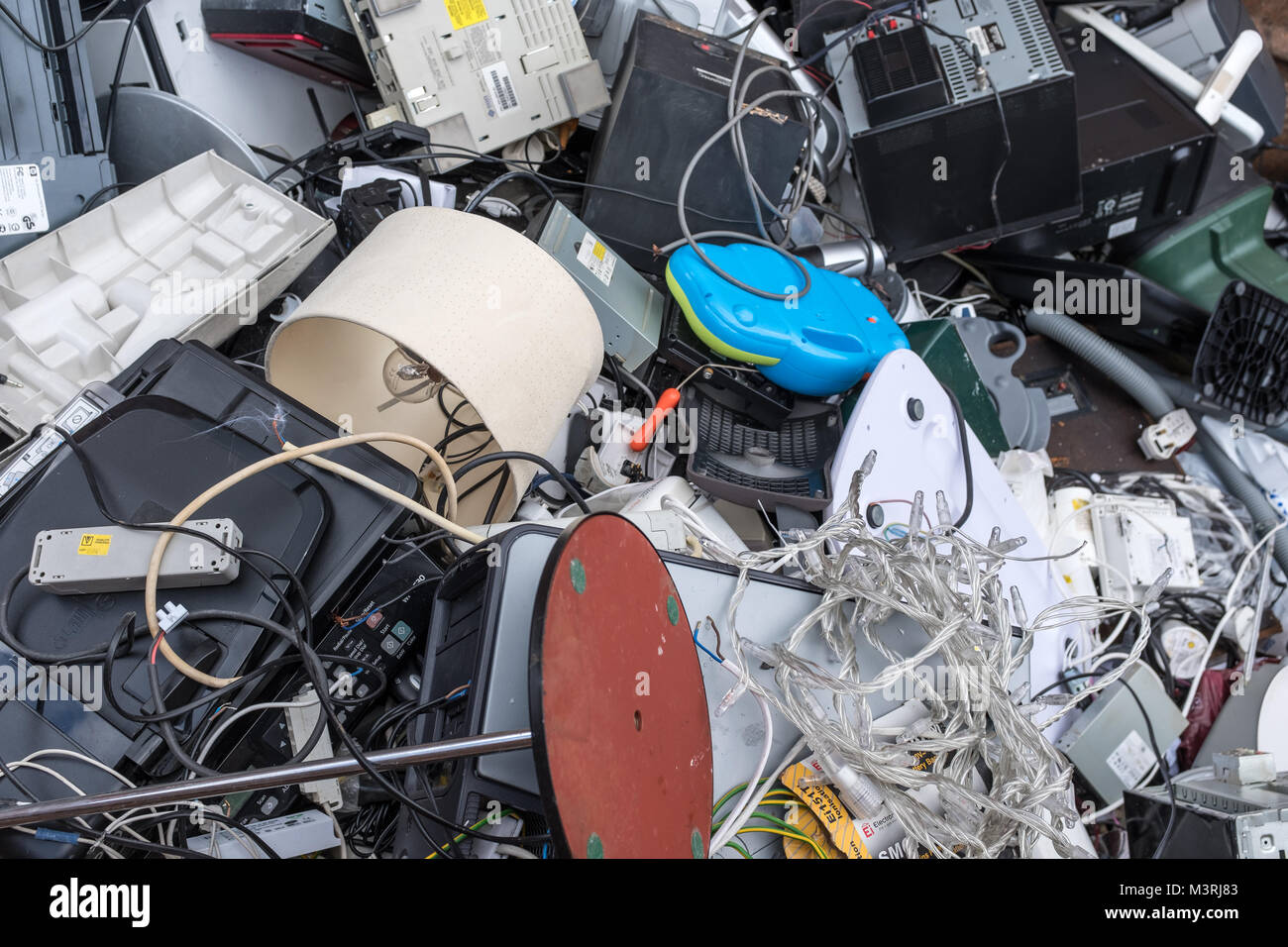 Electrical Recycling, London, UK Stock Photo