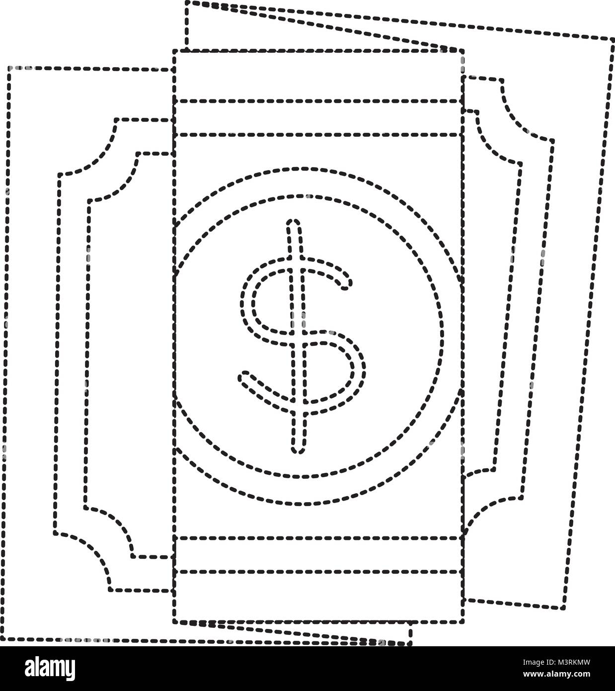 bill dollar money icon Stock Vector Image & Art - Alamy