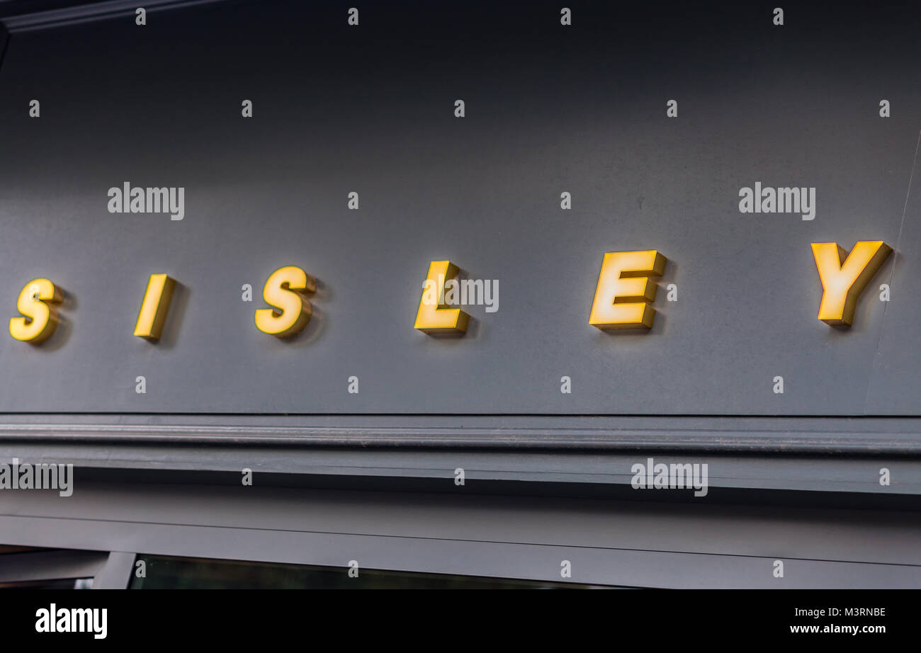CESENATICO (FC) - FEBRUARY 10, 2018: Sisley Sisley sign on a clothing Stock  Photo - Alamy