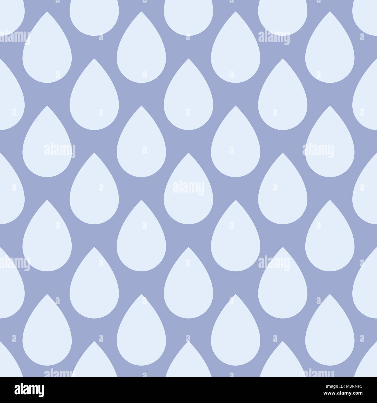 Seamless pattern with rain drops Stock Photo