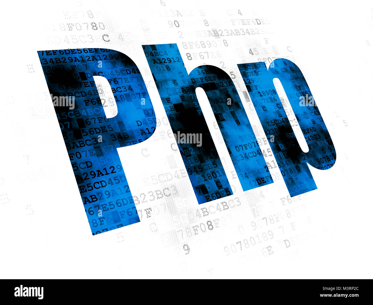 Software concept: Php on Digital background Stock Photo - Alamy