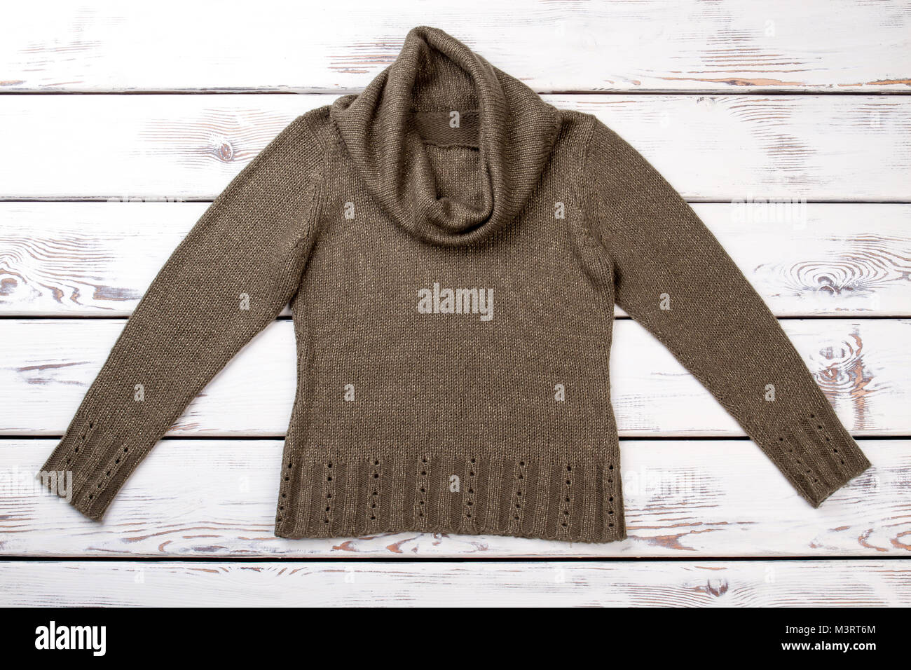 Khaki Causal Sweater main image 1