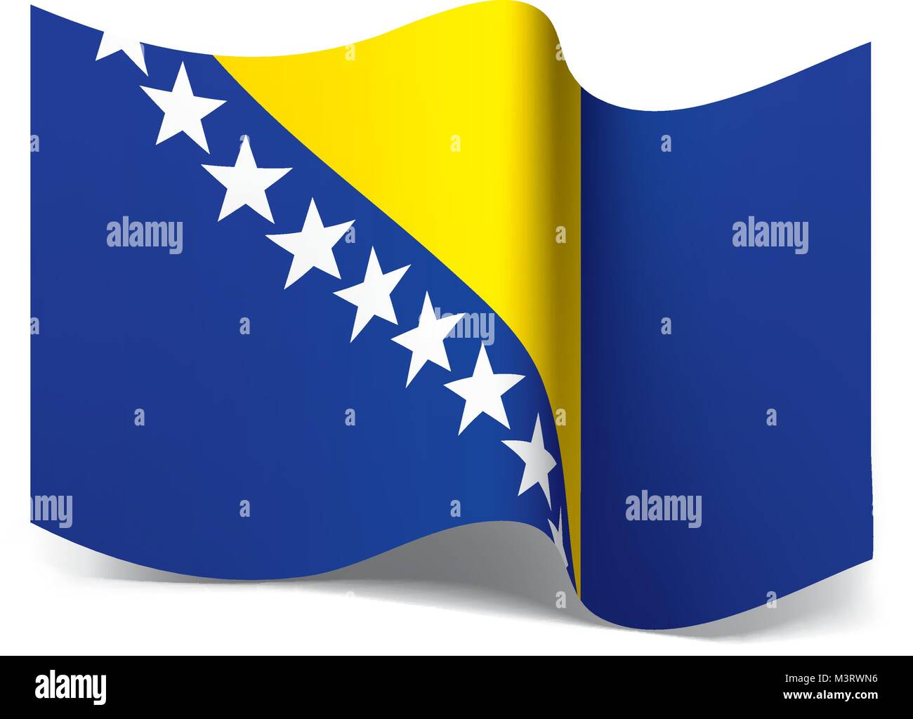 Bosnia And Herzegovina Flag Vector Illustration Stock Vector Image bosnia-and-herzegovina-flag-vector-illustration-stock-vector-image