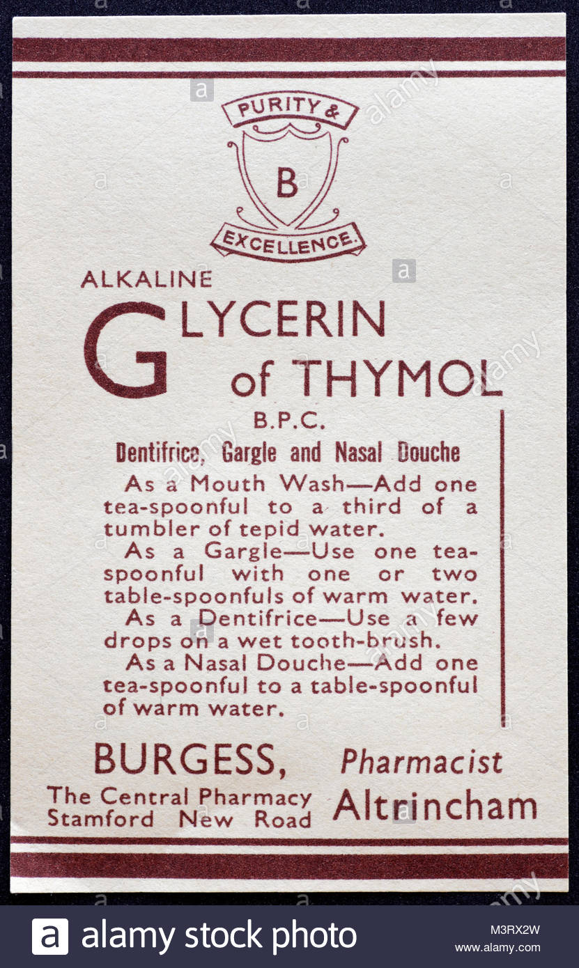 1950s pharmacy label hi-res stock photography and images - Alamy