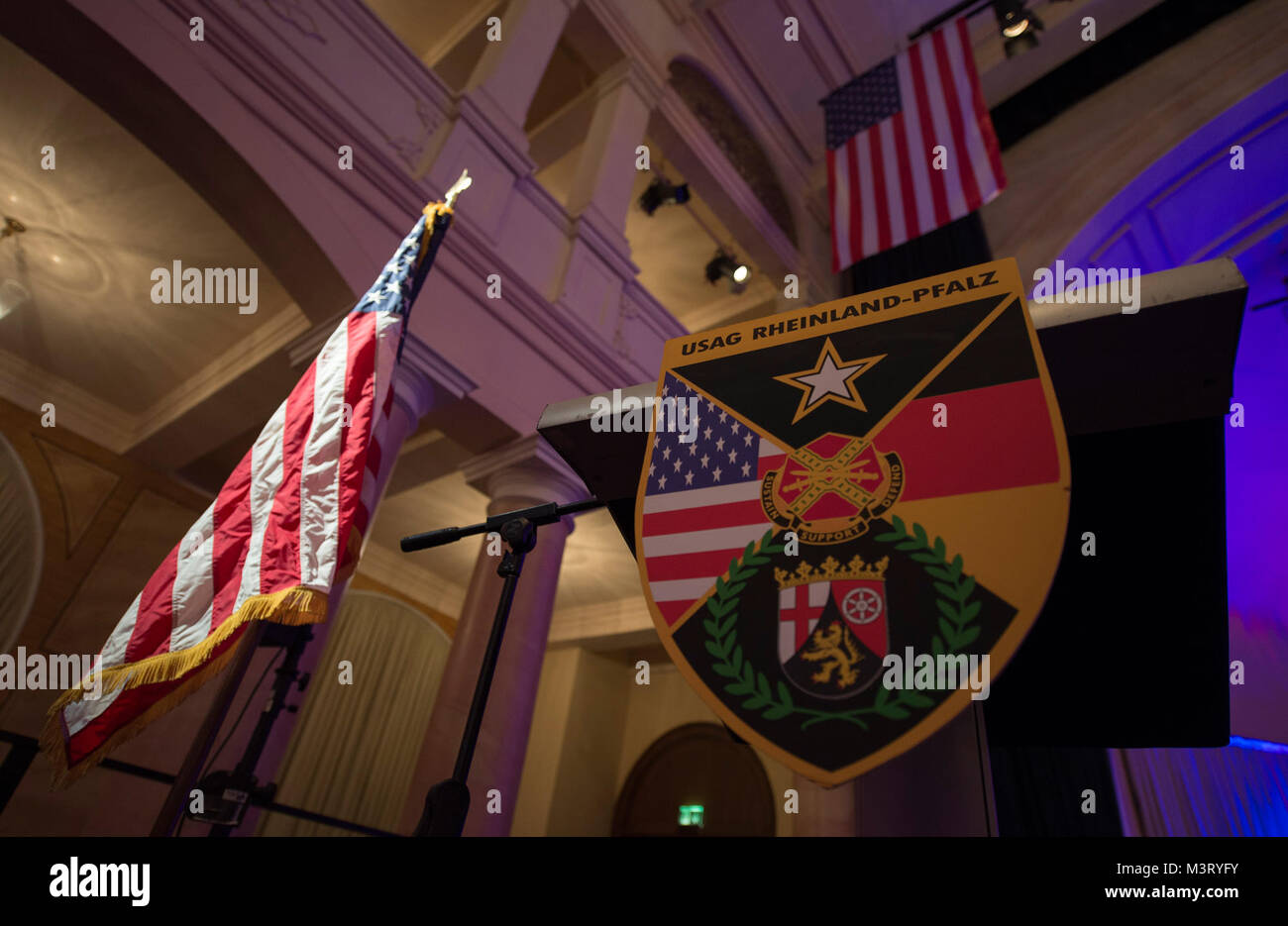 The United States Army Europe (USAEUR) Band and Chorus performs for an ...