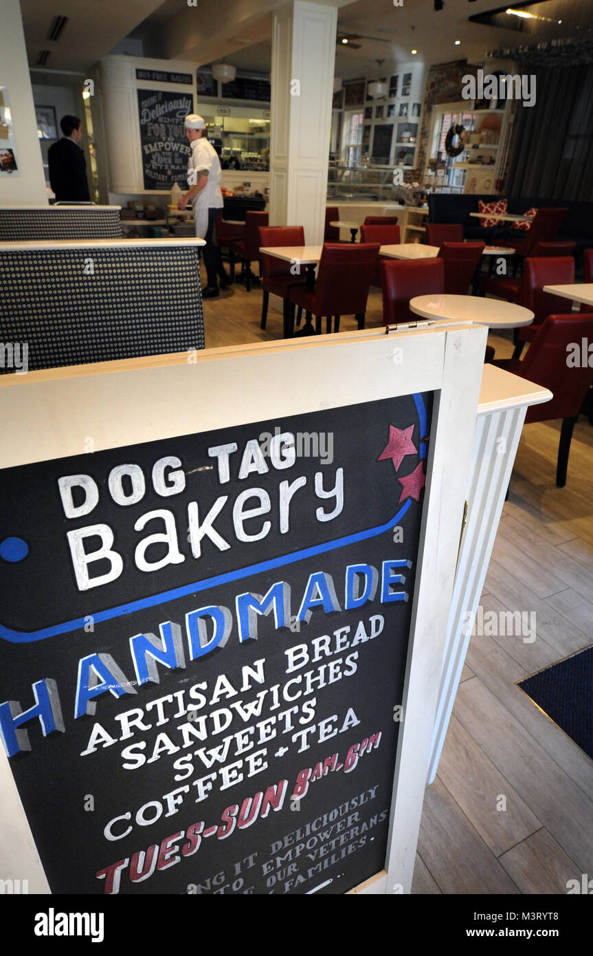 Internal view of the Dog Tag Bakery. Operated and ran by the