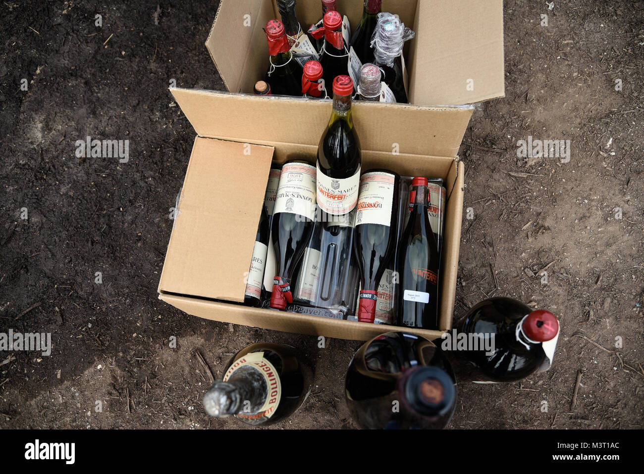 More than 500 bottles of wine found to be counterfeit or unsellable are ...