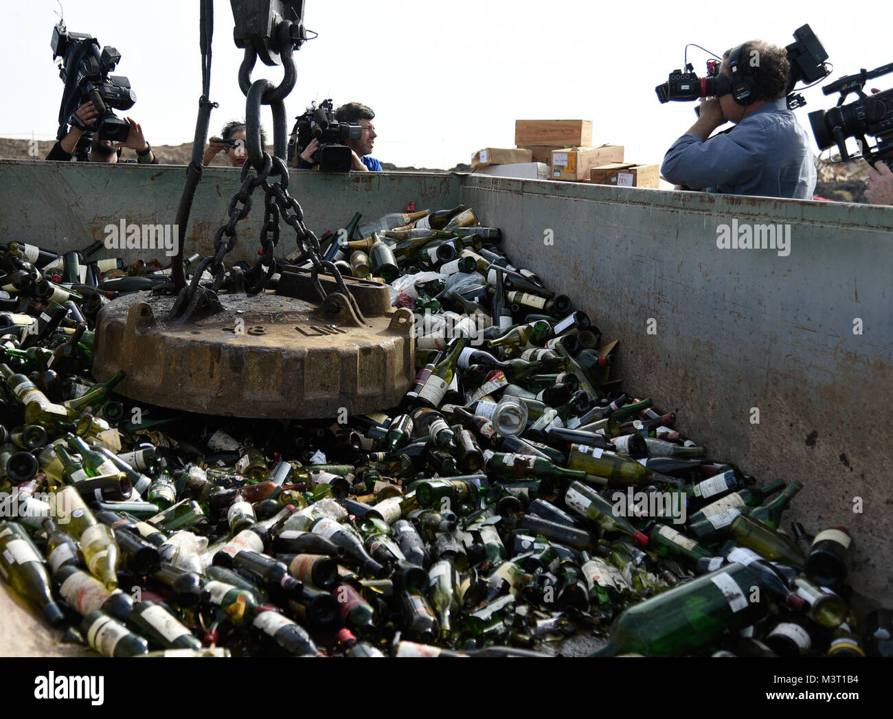 More than 500 bottles of wine found to be counterfeit or unsellable are