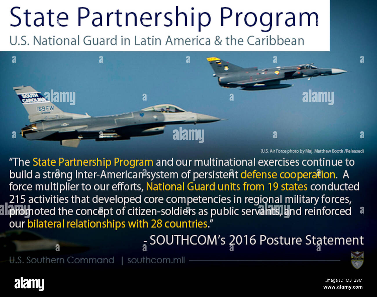INFOGRAPHIC State Partnership Program , U.S. National Guard in Latin America & the Caribbean