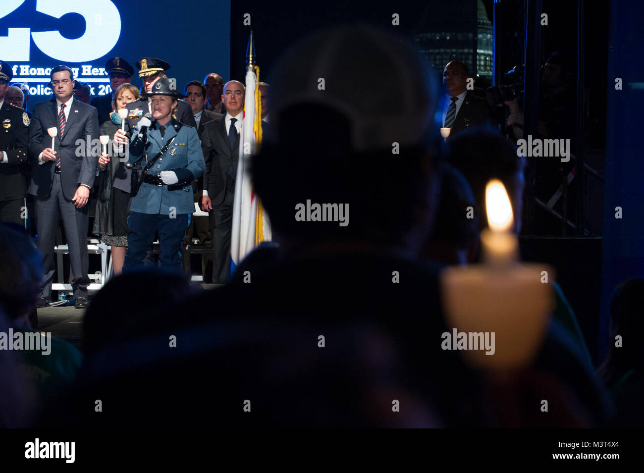 During This Year's Police Week Candlelight Vigil in Washington D.C. the ...