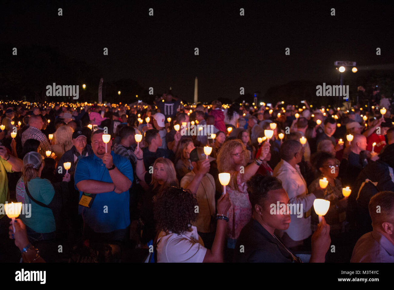 During This Year's Police Week Candlelight Vigil in Washington D.C. the