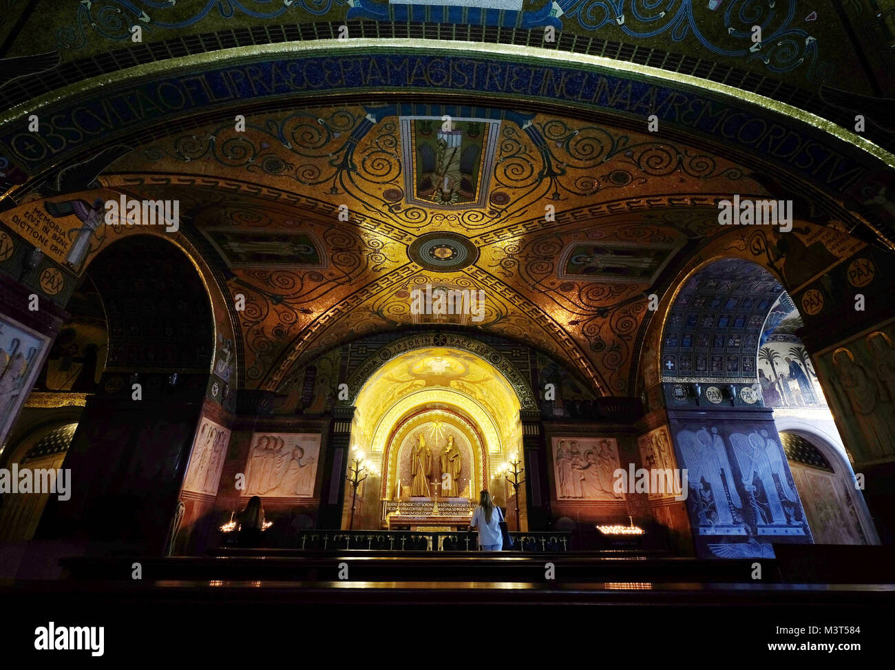 Crypt of the Cathedral at the Abbey of Monte Cassino,Lazio,Italy Stock ...