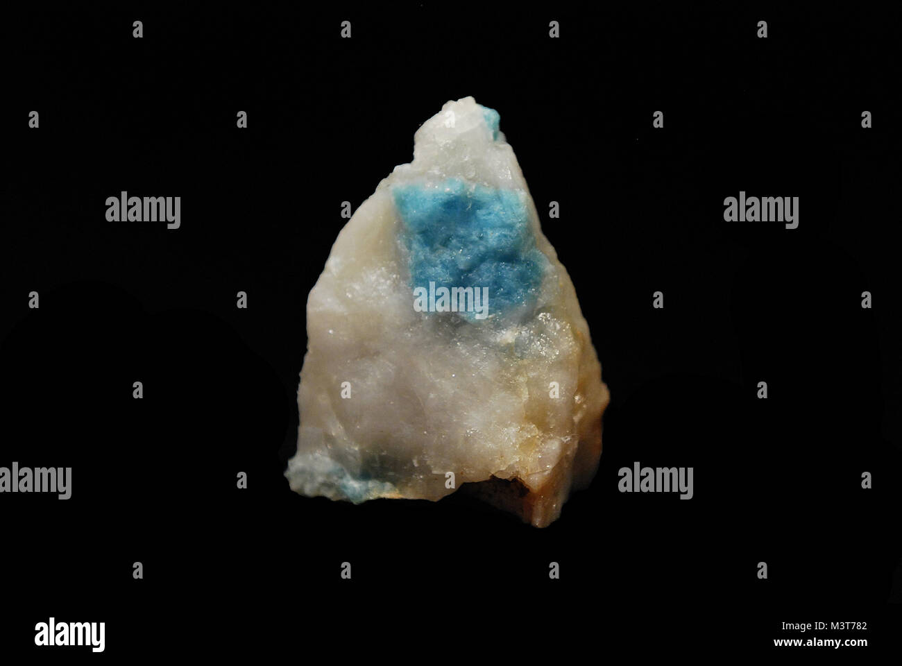 beautiful blue stone mineral Lazulite Stock Photo Alamy