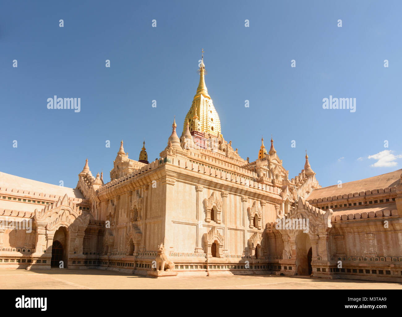 Bagan: Ananda Temple, , Mandalay Region, Myanmar (Burma) Stock Photo