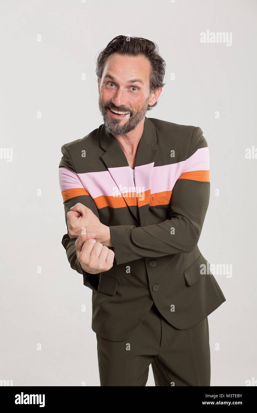 Hand man in suit hi-res stock photography and images - Alamy