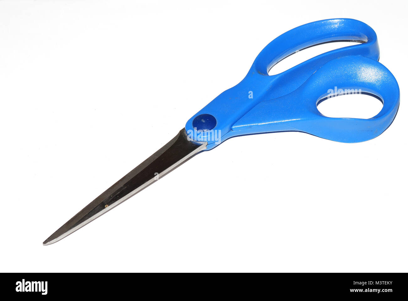 blue scissors for office work Stock Photo - Alamy