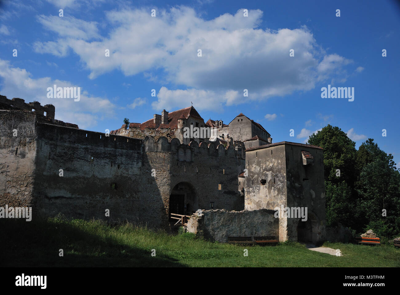 beautiful old castle castle Seebenstein in Lower Austria Austria Stock Photo