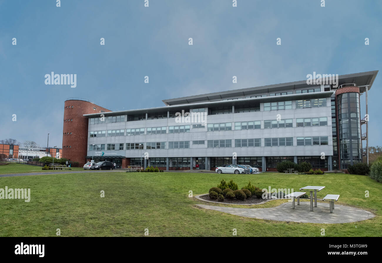 Ayr, Scotland, UK February 07, 2018 New Ayrshire College Campus and