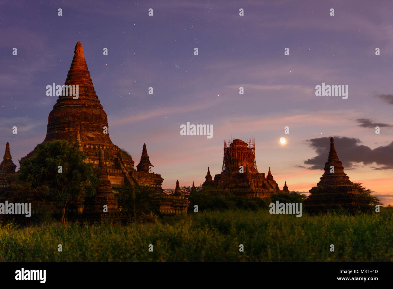 Bagan: Buledi Temple, temples, stupas, , Mandalay Region, Myanmar (Burma) Stock Photo