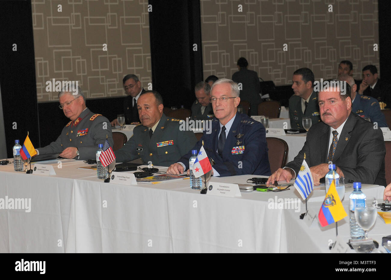 (From left)Chilean Chief of Joint Staff, Lt. Gen. Hernan Mardones Rios ...